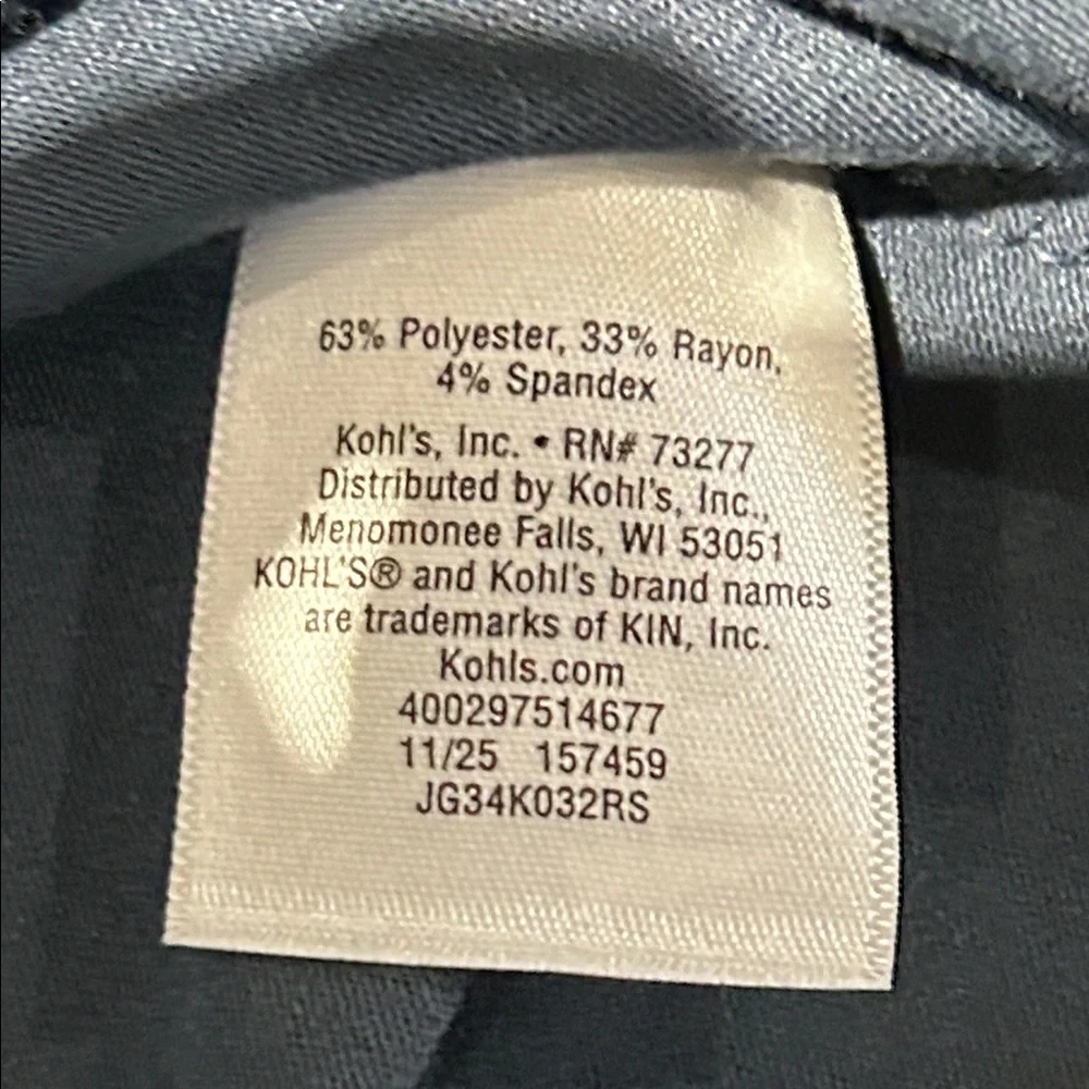 SO Women's Dark Blue V-Neck Tee - Picture 2 of 3